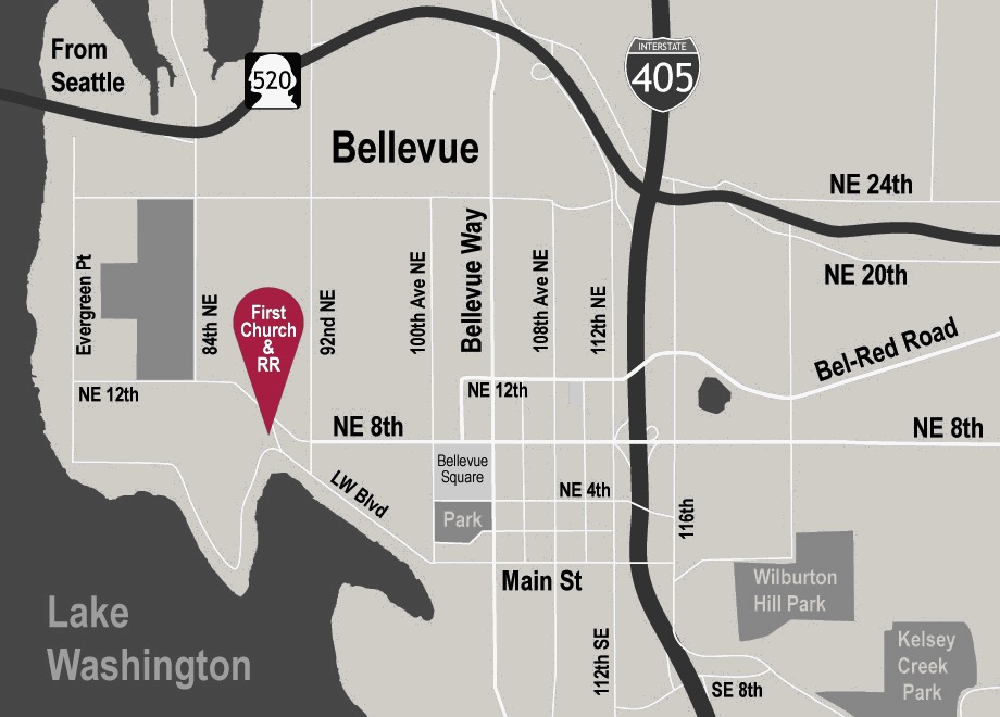 map of Bellevue